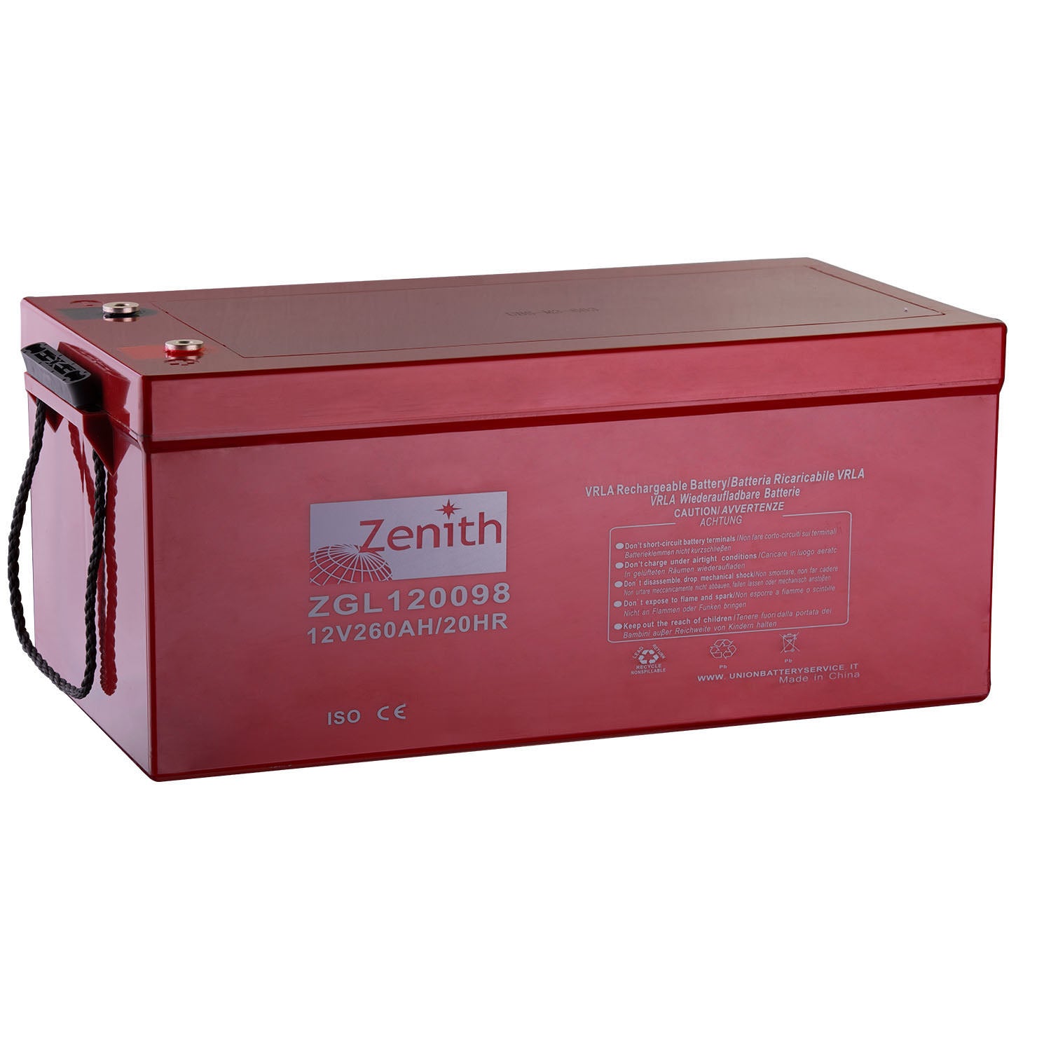 Batteria auto Zenith ZGL120098 AGM 12V 260Ah